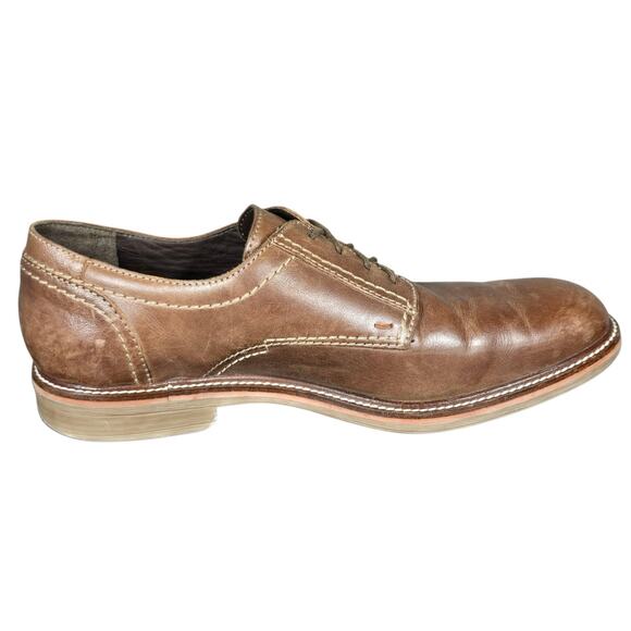 Mephisto Shoes Mens Size 12.5 Brown Leather Derby Air Jet Comfort Dress Lace Up - Picture 2 of 12